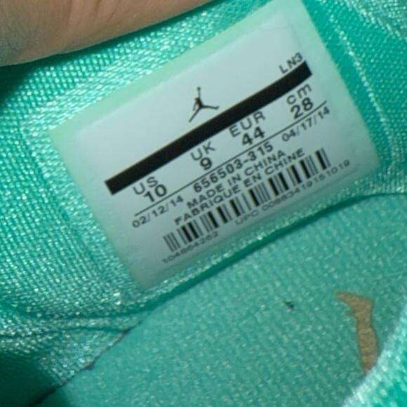 2014 Air Jordan Future Hyper Jade 656503-315 Size 10 main image 6